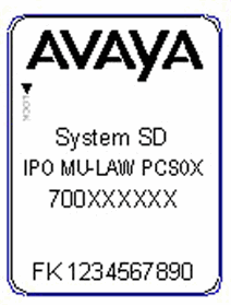 AVAYA IP Office主机硬件系统-系统加密卡
